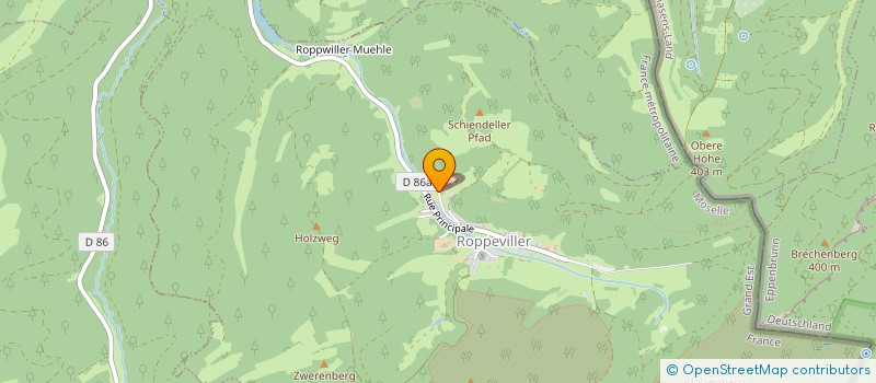 localisation de l'entreprise MONSIEUR RENE BRAUNECKER  ROPPEVILLER