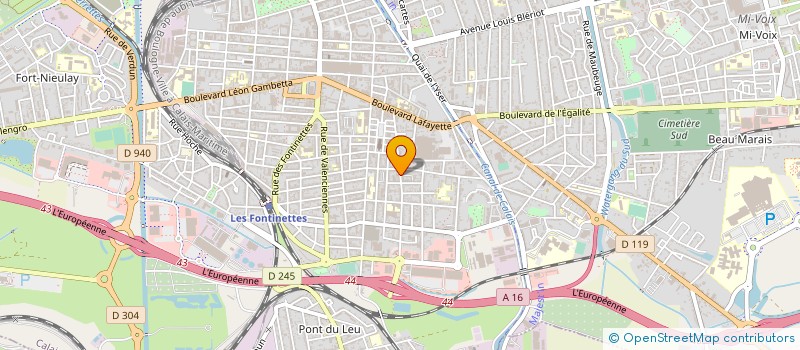 localisation de l'entreprise MONSIEUR RENE BREMONT  CALAIS