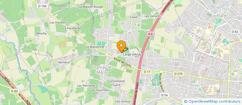 localisation de l'entreprise MONSIEUR RENE BREUIL à CHARNAY-LES-MACON