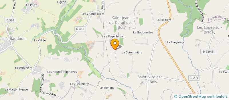 localisation de l'entreprise MONSIEUR RENE BRIANT  VERNIX