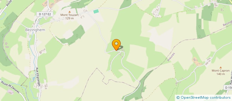 localisation de l'entreprise MONSIEUR RENE BRIDENNE  BEZINGHEM