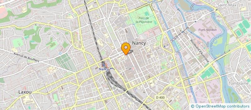 localisation de l'entreprise MONSIEUR RENE BRIN à NANCY