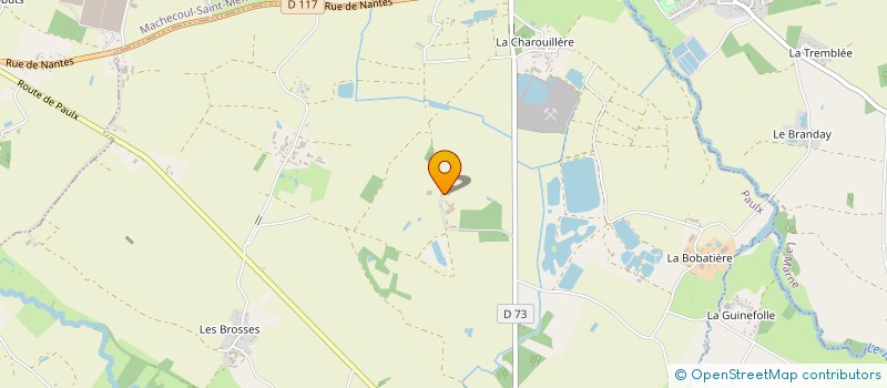 localisation de l'entreprise MONSIEUR RENE BRISSON  PAULX