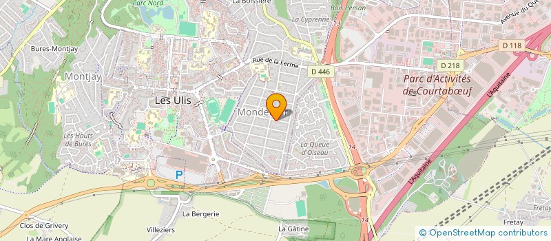 localisation de l'entreprise MONSIEUR RENE BRITAULT à ORSAY