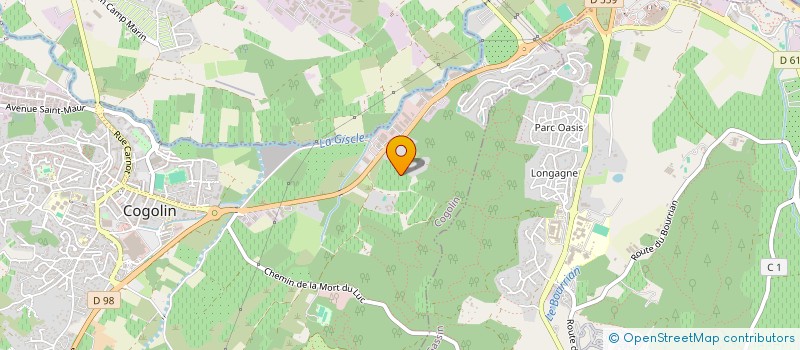 localisation de l'entreprise MONSIEUR RENE BROCHIER à COGOLIN