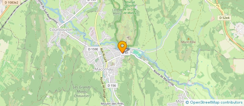 localisation de l'entreprise MONSIEUR RENE BROISSIAT  MACORNAY