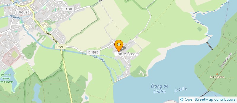 localisation de l'entreprise MONSIEUR RENE BROQUARD  BLANCHE-EGLISE