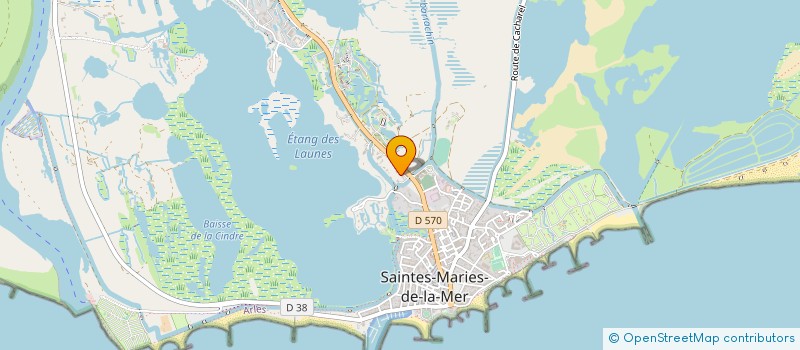 localisation de l'entreprise MONSIEUR RENE BROUZET à SAINTES-MARIES-DE-LA-MER