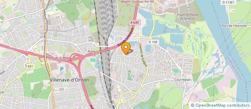 localisation de l'entreprise MONSIEUR RENE BRUNEL  VILLENAVE-D'ORNON