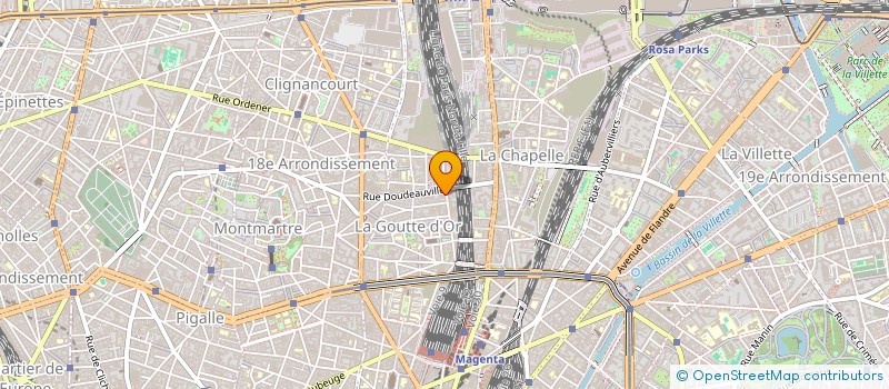 localisation de l'entreprise MONSIEUR RENE BUGE à PARIS