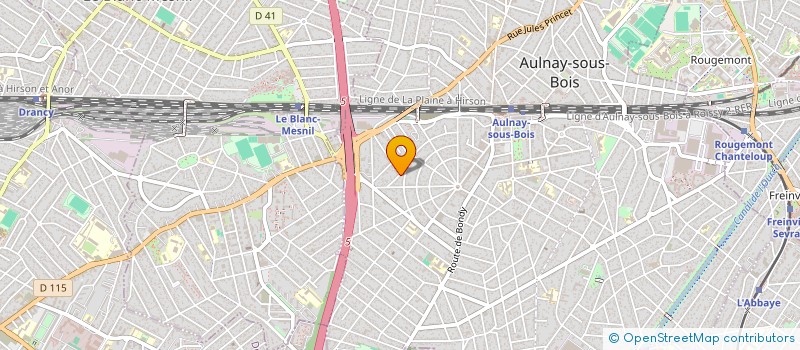 localisation de l'entreprise MONSIEUR RENE BUI XUAN HY à AULNAY-SOUS-BOIS