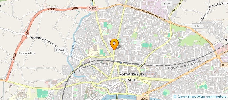 localisation de l'entreprise MONSIEUR RENE BUIS  ROMANS-SUR-ISERE