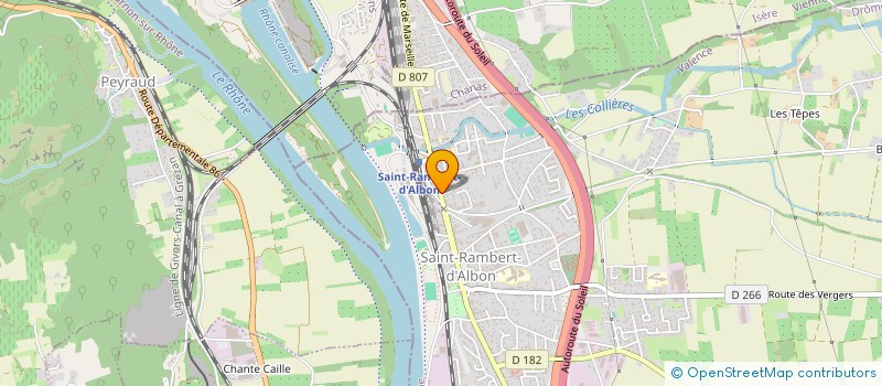 localisation de l'entreprise MONSIEUR RENE BULLY  SAINT-RAMBERT-D'ALBON