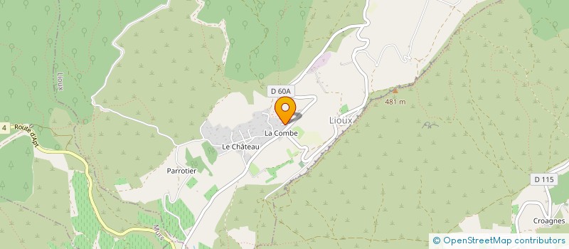 localisation de l'entreprise MONSIEUR RENE BUSSY  LIOUX