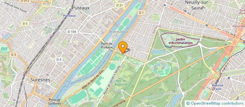 localisation de l'entreprise MONSIEUR RENE CAFFIER  NEUILLY-SUR-SEINE