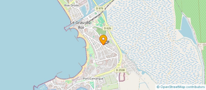 localisation de l'entreprise MONSIEUR RENE CAGNAC  LE GRAU-DU-ROI