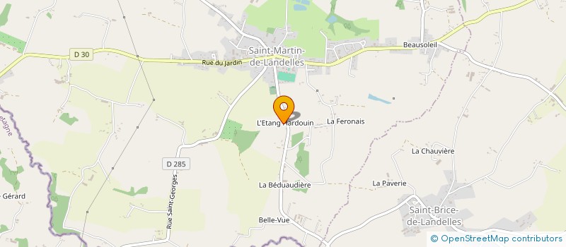 localisation de l'entreprise MONSIEUR RENE CAHU  SAINT-HILAIRE-DU-HARCOUET