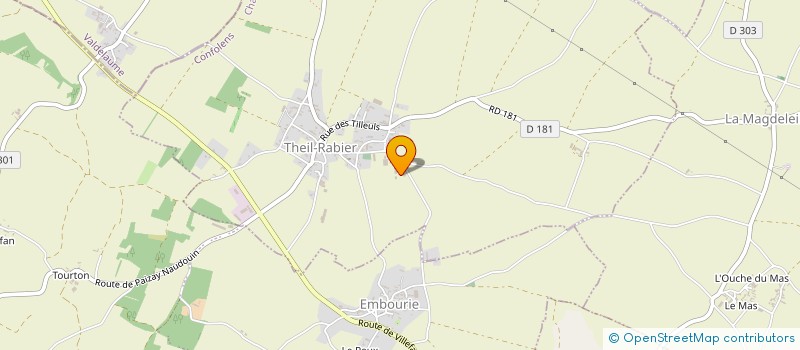 localisation de l'entreprise MONSIEUR RENE CAILLE à PAIZAY-NAUDOUIN-EMBOURIE