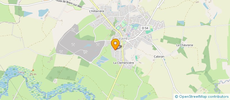 localisation de l'entreprise MONSIEUR RENE CAILLONNEAU  VAIRE