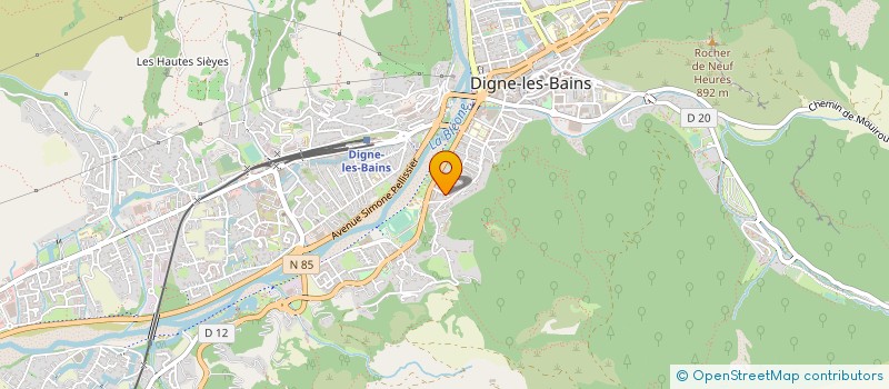 localisation de l'entreprise MONSIEUR RENE CAMAU à DIGNE-LES-BAINS