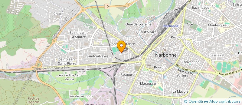 localisation de l'entreprise MONSIEUR RENE CAMMAN  NARBONNE