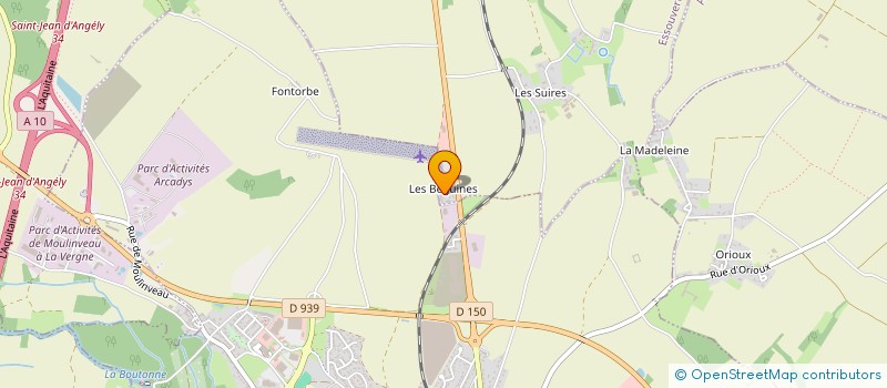 localisation de l'entreprise MONSIEUR RENE CANTINEAU  ESSOUVERT