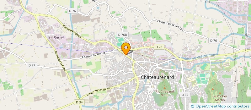 localisation de l'entreprise MONSIEUR RENE CAPAROS  CHATEAURENARD