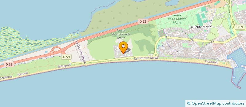 localisation de l'entreprise MONSIEUR RENE CAPELLE  LA GRANDE-MOTTE