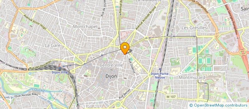 localisation de l'entreprise MONSIEUR RENE CARRETTE à DIJON
