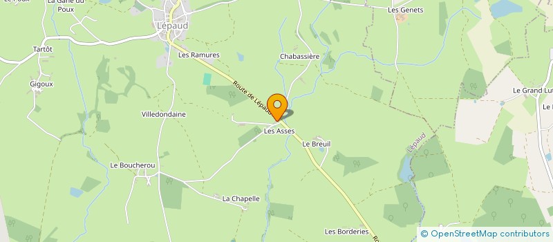 localisation de l'entreprise MONSIEUR RENE CARTES  LEPAUD