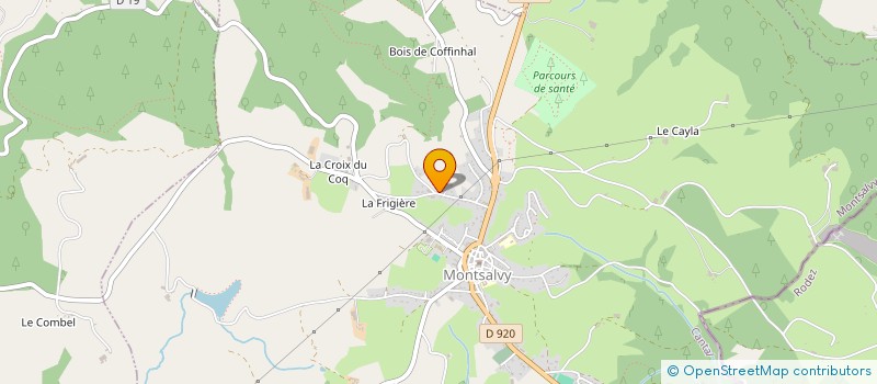 localisation de l'entreprise MONSIEUR RENE CASTANIER à MONTSALVY