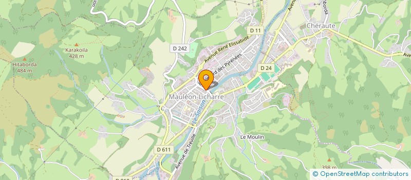 localisation de l'entreprise MONSIEUR RENE CASTILLON à MAULEON-LICHARRE