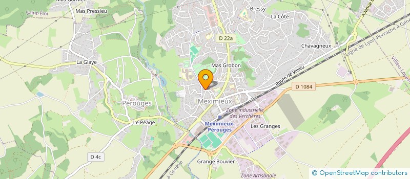 localisation de l'entreprise MONSIEUR RENE CATHERIN  MEXIMIEUX