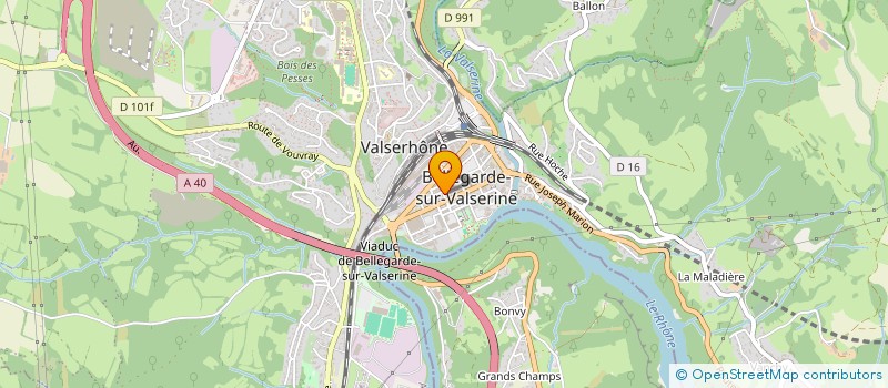 localisation de l'entreprise MONSIEUR RENE CAVAZZA à VALSERHONE