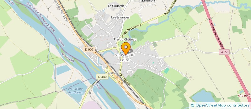 localisation de l'entreprise MONSIEUR RENE CECCON à NEUVY-SUR-LOIRE