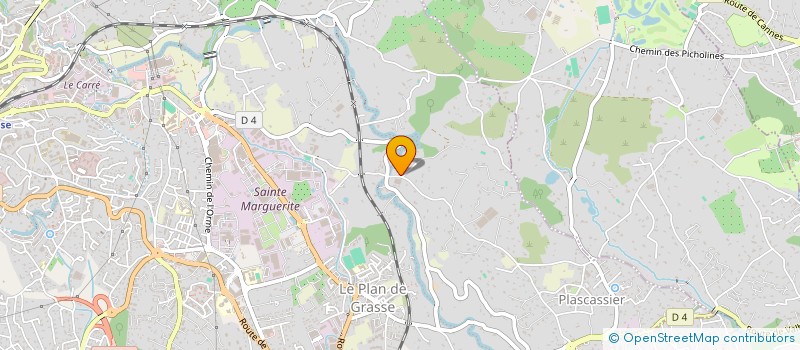 localisation de l'entreprise MONSIEUR RENE CHAFFARD  GRASSE