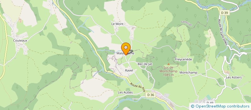 localisation de l'entreprise MONSIEUR RENE CHAIZE  LAUSSONNE