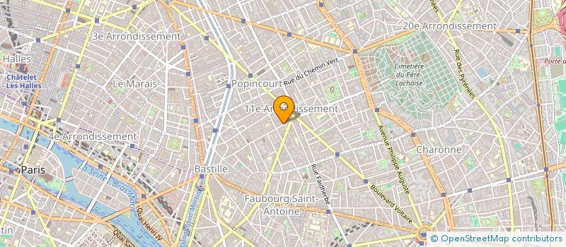 localisation de l'entreprise MONSIEUR RENE CHALLINE  PARIS