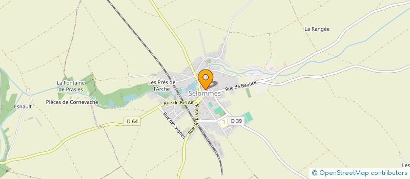 localisation de l'entreprise MONSIEUR RENE CHAMPEAU  SELOMMES