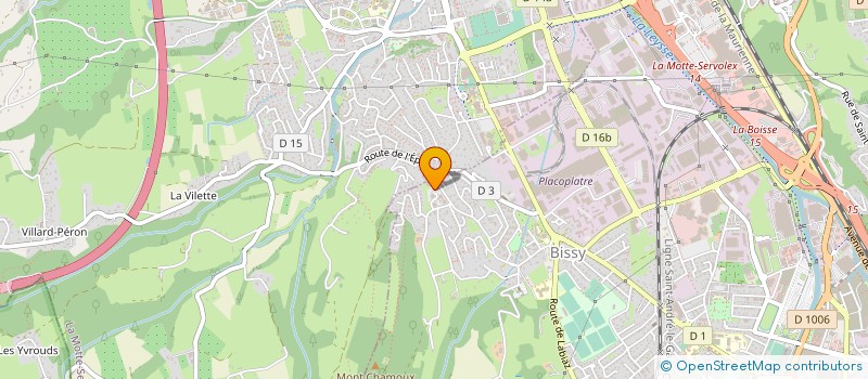 localisation de l'entreprise MONSIEUR RENE CHANVILLARD à CHAMBERY