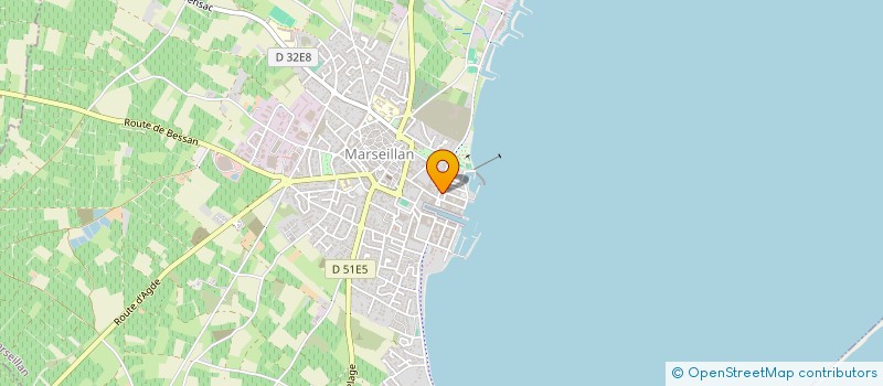 localisation de l'entreprise MONSIEUR RENE CHAPUT à MARSEILLAN