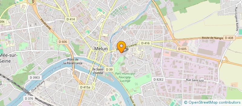 localisation de l'entreprise MONSIEUR RENE CHAPUY  MELUN