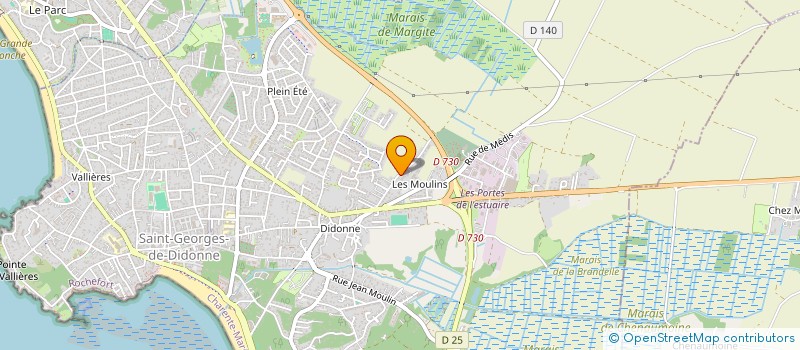 localisation de l'entreprise MONSIEUR RENE CHARDAVOINE à SAINT-GEORGES-DE-DIDONNE