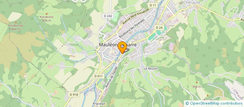 localisation de l'entreprise MONSIEUR RENE CHASSAGNE à MAULEON-LICHARRE
