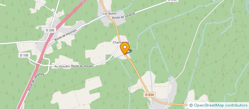 localisation de l'entreprise MONSIEUR RENE CHASTANET à SAUGNAC-ET-MURET