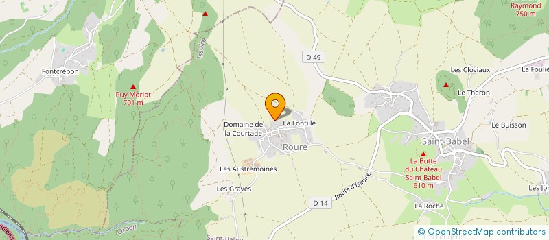 localisation de l'entreprise MONSIEUR RENE CHATARD à SAINT-BABEL