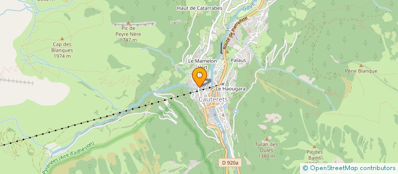 localisation de l'entreprise MONSIEUR RENE CHATARD  CAUTERETS