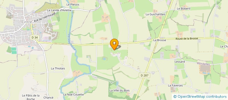 localisation de l'entreprise MONSIEUR RENE CHATEL  MORDELLES