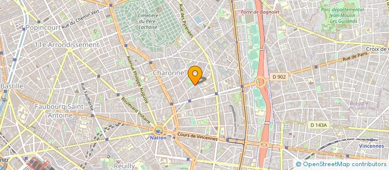 localisation de l'entreprise MONSIEUR RENE CHEMOUNI  PARIS