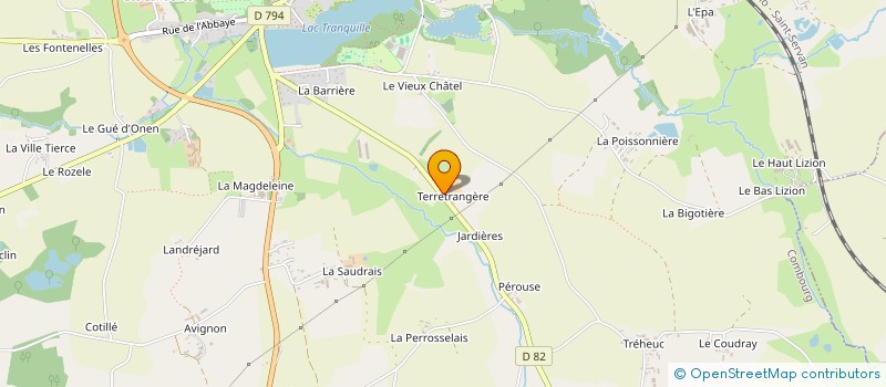 localisation de l'entreprise MONSIEUR RENE CHERBONNEL  COMBOURG